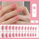 Sweet Summer Pink Glitter False Nails - 24pcs Press-On Nail Set  ourlum.com Pattern-A72  