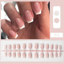 Sweet Summer Pink Glitter False Nails - 24pcs Press-On Nail Set  ourlum.com Pattern-H01  