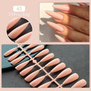 Sweet Summer Pink Glitter False Nails - 24pcs Press-On Nail Set  ourlum.com 45  