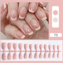 Sweet Summer Pink Glitter False Nails - 24pcs Press-On Nail Set  ourlum.com   