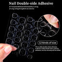 Sweet Summer Pink Glitter False Nails - 24pcs Press-On Nail Set  ourlum.com Jelly Glue  