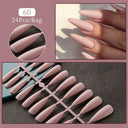 Sweet Summer Pink Glitter False Nails - 24pcs Press-On Nail Set  ourlum.com 60  