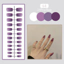 Sweet Summer Pink Glitter False Nails - 24pcs Press-On Nail Set  ourlum.com 64  