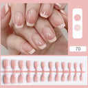 Sweet Summer Pink Glitter False Nails - 24pcs Press-On Nail Set  ourlum.com Pattern-A70  