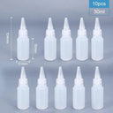 Small Plastic Squeeze Bottles Set (2/5/10PCS) for Sauces, Cookie Decorating, and Crafts - Leak-Proof Design, Food Grade Material  ourlum.com 10pcs of 30ML  