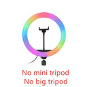 Ultimate RGB Ring Light with Adjustable Tripod Setup