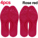 Thermal Self-Heating Insoles with Memory Foam Arch Support - Winter Foot Comfort Solution  ourlum.com 4pcs - Rose red (B) EU 35-36 