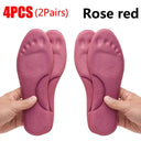 Thermal Self-Heating Insoles with Memory Foam Arch Support - Winter Foot Comfort Solution  ourlum.com 4pcs - Rose red (A) EU 35-36 