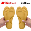 Thermal Self-Heating Insoles with Memory Foam Arch Support - Winter Foot Comfort Solution  ourlum.com 4pcs - Yellow (A) EU 35-36 