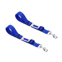 Pet Car Seat Belt Clip Retractable Leash - Safety Harness for Cats and Dogs  ourlum.com 2PCS blue as shown United State