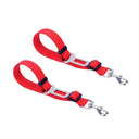 Pet Car Seat Belt Clip Retractable Leash - Safety Harness for Cats and Dogs  ourlum.com red as shown United State