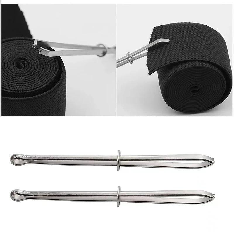 Stainless Steel Sewing Clips Set for Elastic Band Threading  ourlum.com   