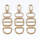 Meetee Metal Buckles Set: Premium Zinc Alloy DIY Hardware Upgrade Kit  ourlum.com F4-3F4-6F2-12LigGold 16mm-2Sets 