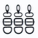 Meetee Metal Buckles Set: Premium Zinc Alloy DIY Hardware Upgrade Kit  ourlum.com F4-3F4-6F2-12Black 16mm-2Sets 