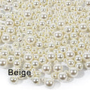 Ivory Pearl Beads Assortment for DIY Jewelry Making  ourlum.com Beige 3mm 1000Pcs 