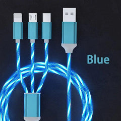 Glowing LED Fast Charger Cable: Ultimate Multi-Device Charging Solution