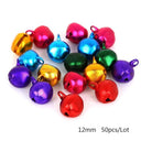 Jingle Bell Mix Color Aluminum Beads - Festive Party Decor & DIY Crafts Kit  ourlum.com 12mm  