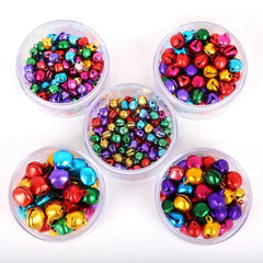 Jingle Bell Mix Color Beads: Festive Party Decor & DIY Crafts