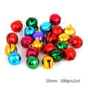 Jingle Bell Mix Color Aluminum Beads - Festive Party Decor & DIY Crafts Kit  ourlum.com 10mm  