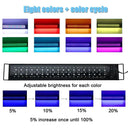 Vibrant LED Aquarium Light with Customizable Settings and Extended Lifespan  ourlum.com   