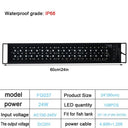 Vibrant LED Aquarium Light with Customizable Settings and Extended Lifespan  ourlum.com 60CM US plug United State