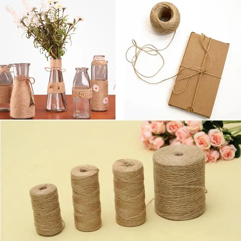 Natural Vintage Jute Twine Ribbon for DIY Crafts and Decor  ourlum.com   