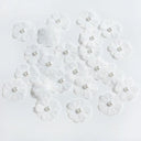 Artificial Rose Flowers Bundle - DIY Wedding Decor & Craft Kit  ourlum.com WHITE 30Pcs 