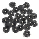 Artificial Rose Flowers Bundle - DIY Wedding Decor & Craft Kit  ourlum.com black 30Pcs 