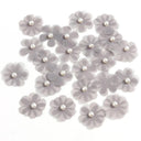 Artificial Rose Flowers Bundle - DIY Wedding Decor & Craft Kit  ourlum.com GRAY 30Pcs 