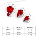 Crystal Drop Rhinestone Embellishment Set for DIY Sewing and Needlework - 30 Pieces  ourlum.com   