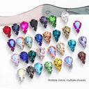 Crystal Drop Rhinestone Embellishment Set for DIY Sewing and Needlework - 30 Pieces  ourlum.com   