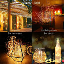 Enchanting Solar LED Fairy Lights for Outdoor Decor Magic