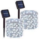 Solar Powered Fairy Lights Outdoor Festoon String - Christmas Yard Decoration  ourlum.com White 2PC 7M 50LED 