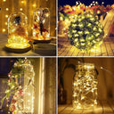 Solar Powered Fairy Lights Outdoor Festoon String - Christmas Yard Decoration  ourlum.com   