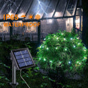 Solar Powered Fairy Lights Outdoor Festoon String - Christmas Yard Decoration  ourlum.com   