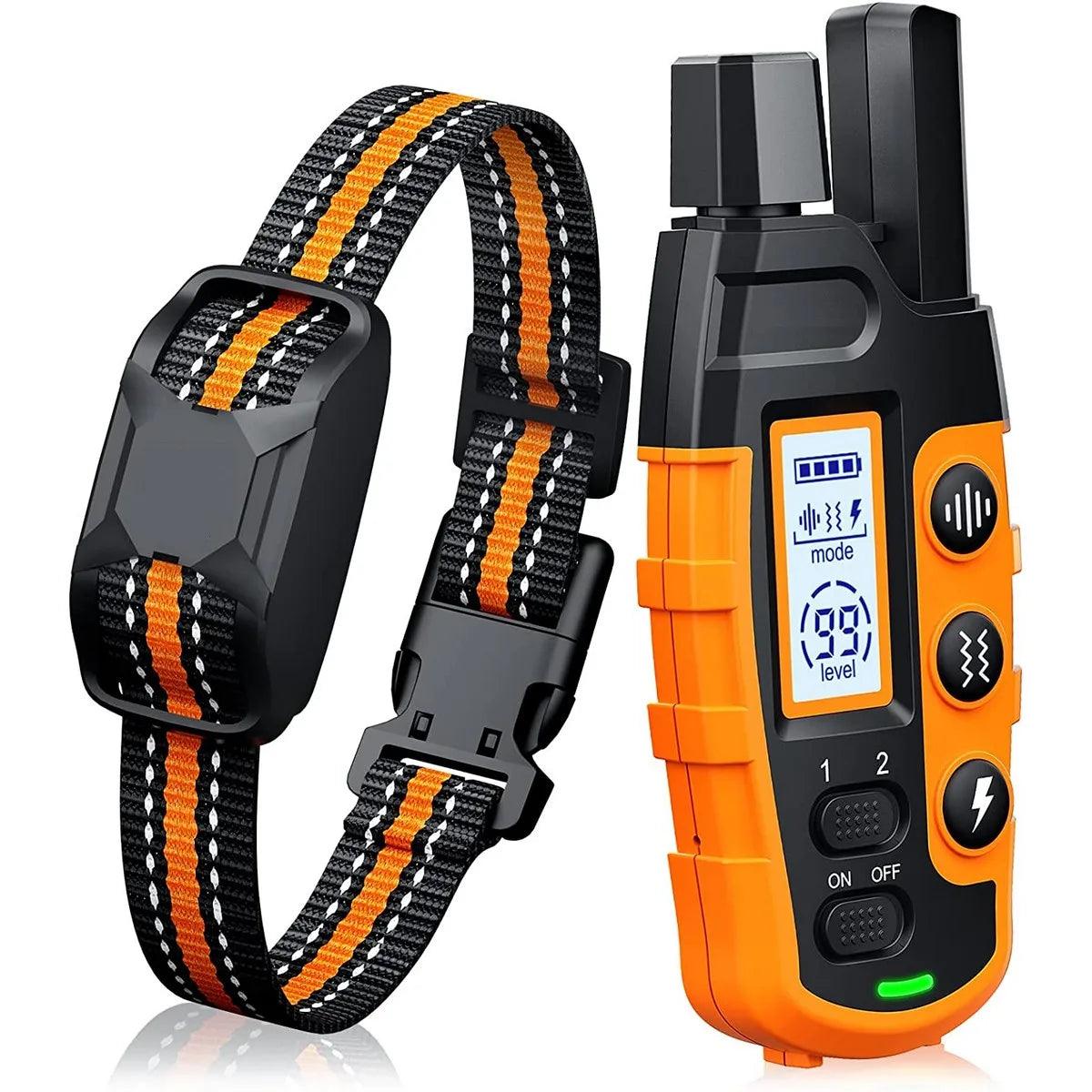 Advanced Remote Dog Training Collar for Effective 3300Ft Range Control with Beep Vibration Shock - Waterproof & Rechargeable Technology for High-Quality Pet Training  ourlum.com   