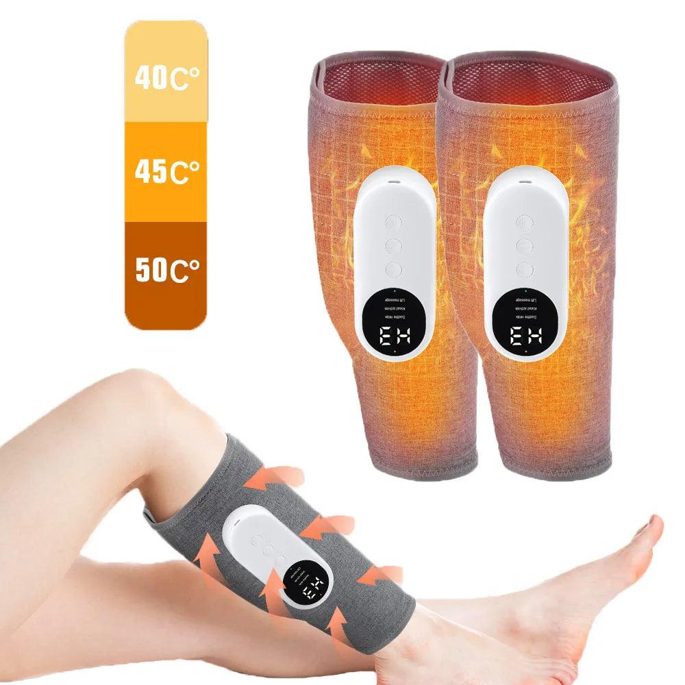 360° Air Pressure Calf Massager with Hot Compress and Dual-Purpose Design  ourlum.com   