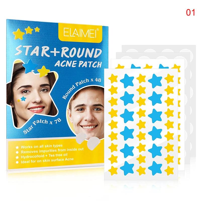 Advanced Hydrocolloid Acne Healing Patches - Variety Shapes - 36/180 Pcs Pack  ourlum.com Type 11  