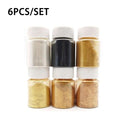 36-Color Shimmering Mica Powder Set for DIY Crafts and Soap Making  ourlum.com 6PCS-F 1 set 