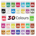 36-Color Shimmering Mica Powder Set for DIY Crafts and Soap Making  ourlum.com 30pcs-10g 1 set 