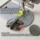 Precision Stainless Steel Hemming Sewing Foot for Tailoring and DIY Projects  ourlum.com   