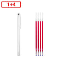 Vanishing Fabric Marking Pen Set with Refills - Ideal for Sewing, Quilting & Embroidery  ourlum.com kit04 red  