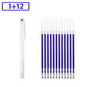 Vanishing Fabric Marking Pen Set with Refills - Ideal for Sewing, Quilting & Embroidery  ourlum.com kit06 blue  