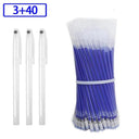 Vanishing Fabric Marking Pen Set with Refills - Ideal for Sewing, Quilting & Embroidery  ourlum.com kit16 blue  