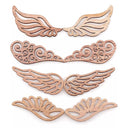 Angel Wings Wooden Chips DIY Craft Kit - 40 Pieces with 4 Unique Styles  ourlum.com Default Title  