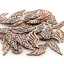 Angel Wings Wooden Chips DIY Craft Kit - 40 Pieces with 4 Unique Styles  ourlum.com   