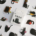 Whimsical Cat and Dog Sticker Set for Delightful Journaling