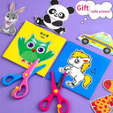 Kids Cartoon Paper Cut Craft Kit - 48pcs DIY Handmade Book Crafts for Children Learning and Creativity  ourlum.com   