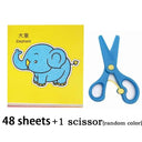 Kids Cartoon Paper Cut Craft Kit - 48pcs DIY Handmade Book Crafts for Children Learning and Creativity  ourlum.com 48pcs-Random pattern United State 