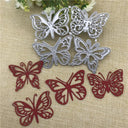 Butterfly Metal Cutting Dies Set for DIY Crafts - 4 Piece Embossing Die Cuts  ourlum.com Default Title  